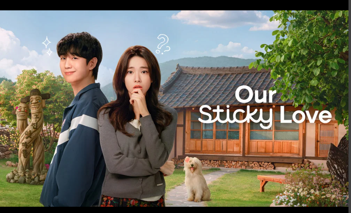 Jung Hae-in and Ha Young in Netflix's Our Sticky Love